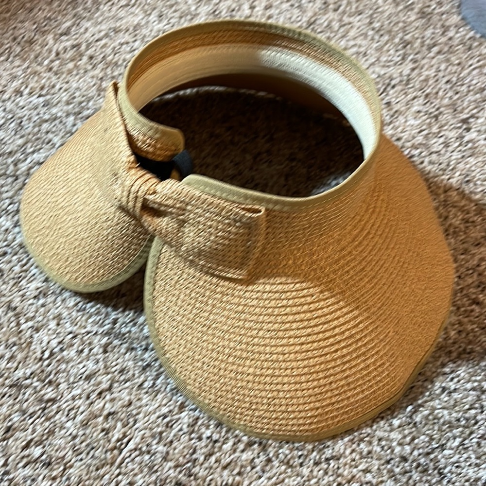 From the Bahamas. Roll up sun hat.